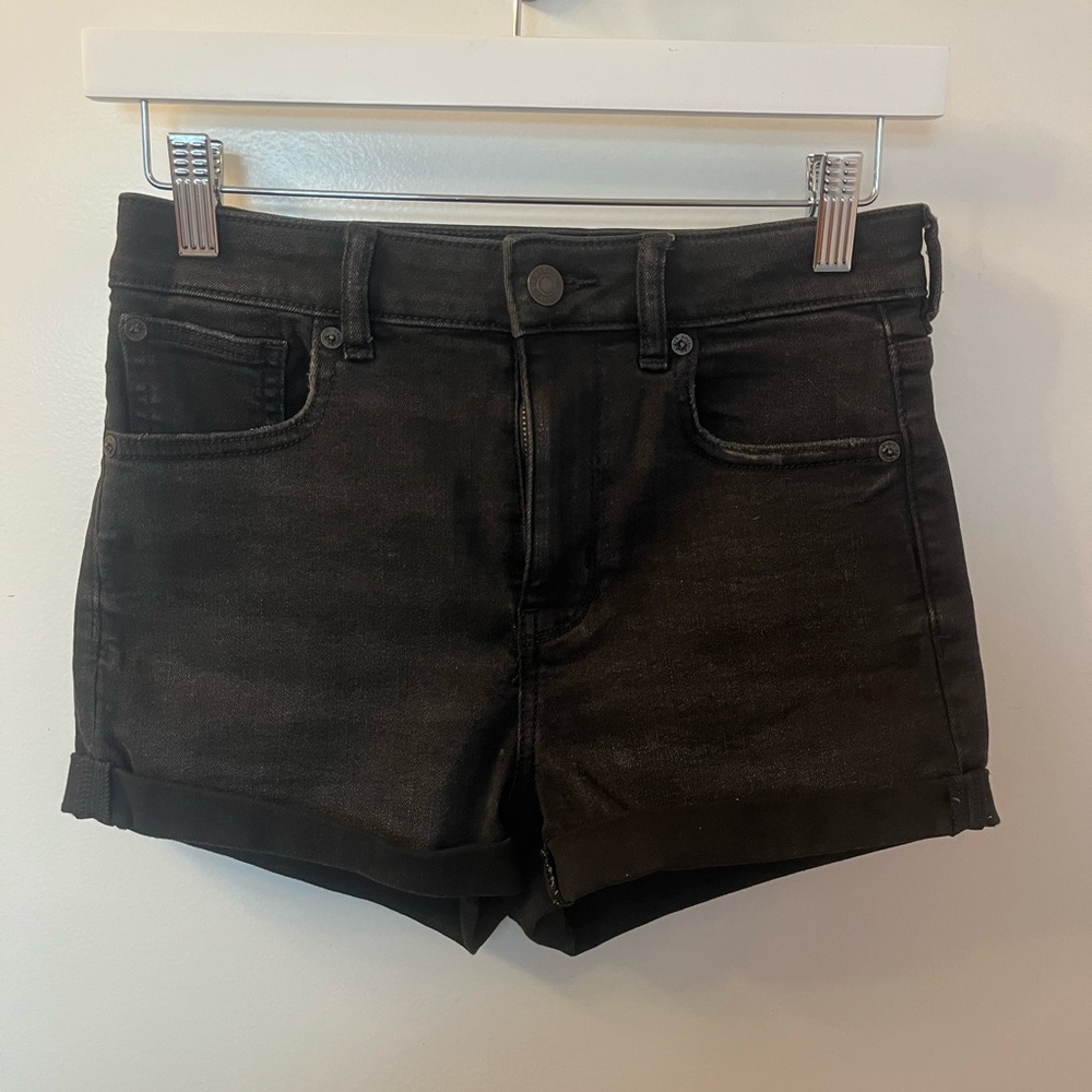 American Eagle Outfitters Black Jean Shorts EUC/Size 2